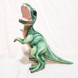 Wishpets Tyrannosaurus T Rex Dinosaur Plush Stuffed Animal 11" 2019 Green